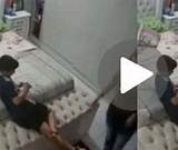Complete Cctv Footage of Mom Scolding Kid Caught on Camera