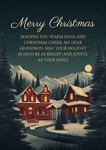 Festive Christmas Images for Your Precious Grandson